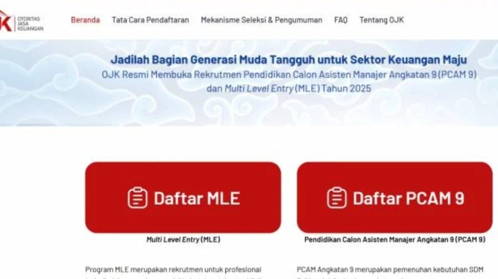 Pendaftaran Rekrutmen OJK 2025 Dibuka, Antusiasme Pelamar Diprediksi Melonjak Tajam