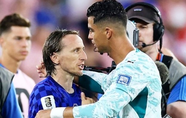 Luka Modric dan Cristiano Ronaldo